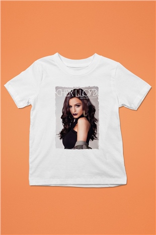 Cher Lloyd Beyaz Unisex Çocuk Tişört