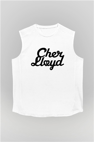 Cher Lloyd Beyaz Unisex Kolsuz Tişört