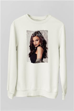 Cher Lloyd Beyaz Unisex Sweatshirt