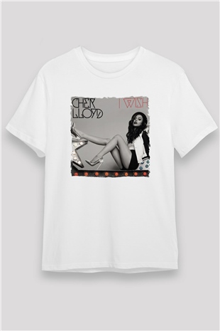 Cher Lloyd Beyaz Unisex Tişört T-Shirt - TişörtFabrikası