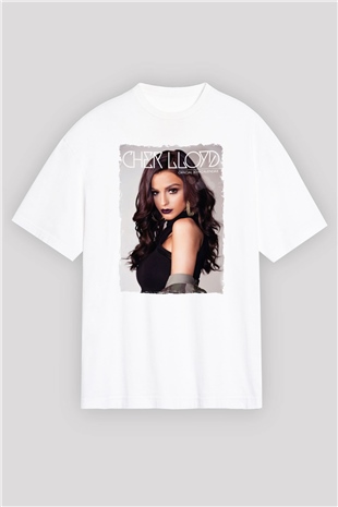 Cher Lloyd Beyaz Oversize Tişört Oversize T-shirt - TişörtFabrikası