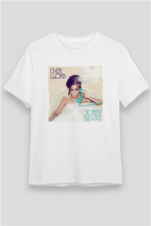 Cher Lloyd Beyaz Unisex Tişört T-Shirt - TişörtFabrikası