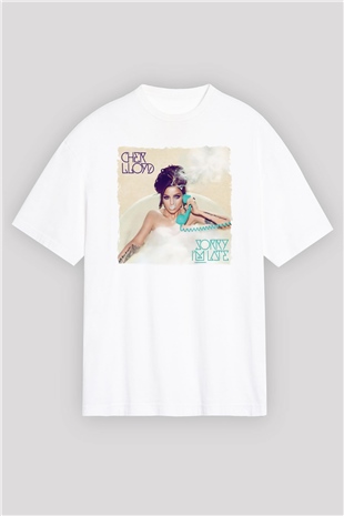 Cher Lloyd Beyaz Oversize Tişört Oversize T-shirt - TişörtFabrikası