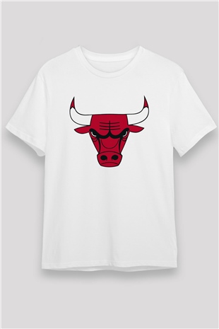 Chicago Bulls White Unisex  T-Shirt