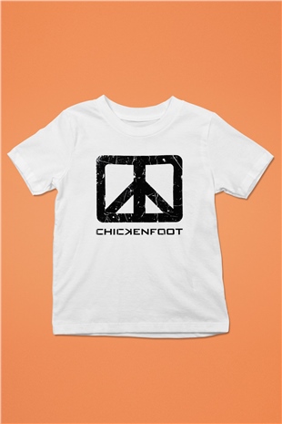 Chickenfoot Beyaz Unisex Çocuk Tişört