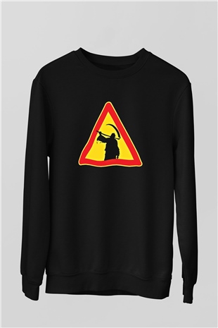 Children of Bodom Baskılı Unisex Siyah Sweatshirt