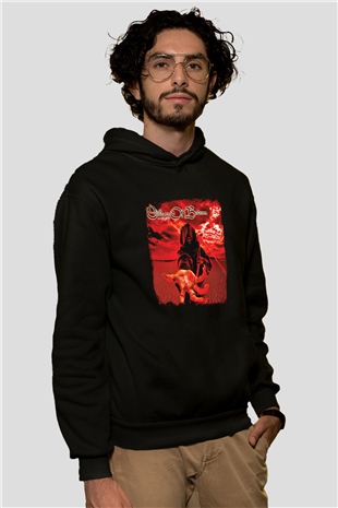 Children of Bodom Baskılı Unisex Siyah Hoodie