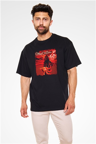Children of Bodom Baskılı Unisex Siyah Oversize Tişört
