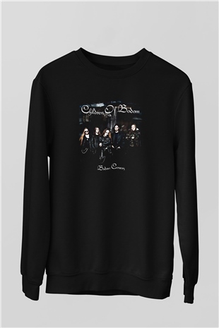 Children of Bodom Baskılı Unisex Siyah Sweatshirt