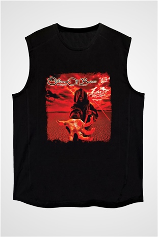 Children of Bodom Baskılı Unisex Siyah Kolsuz Tişört