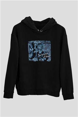 Children of Bodom Baskılı Unisex Siyah Hoodie