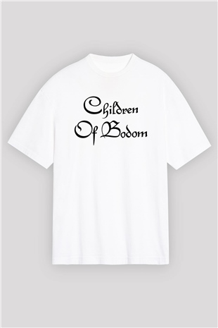Children of Bodom Beyaz Unisex Oversize Tişört T-Shirt