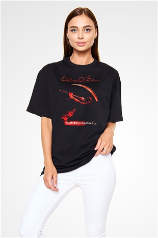 Children of Bodom Siyah Unisex Oversize Tişört T-Shirt