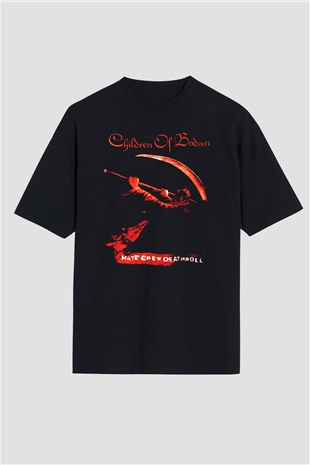 Children of Bodom Siyah Unisex Oversize Tişört T-Shirt