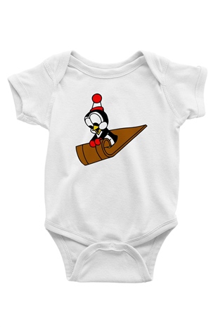 Chilly Willy Beyaz Bebek Body - Zıbın