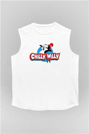Chilly Willy Beyaz Unisex  Kolsuz Tişört
