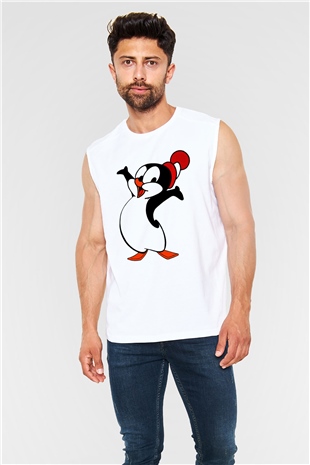 Chilly Willy Beyaz Unisex  Kolsuz Tişört
