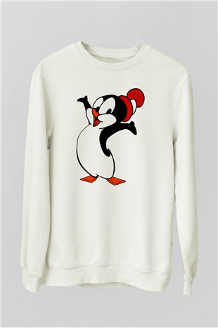 Chilly Willy Beyaz Unisex  Sweatshirt