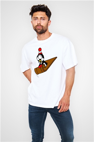 Chilly Willy Beyaz Oversize Tişört