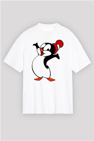 Chilly Willy Beyaz Oversize Tişört