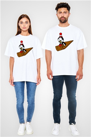 Chilly Willy Beyaz Oversize Tişört
