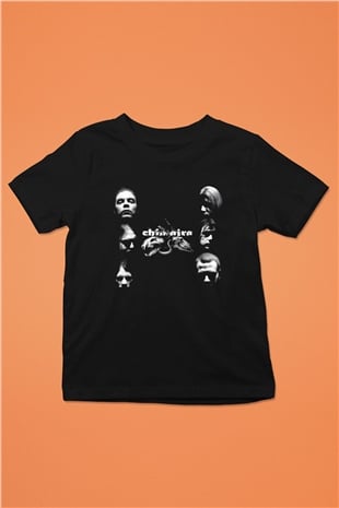 Chimaira Baskılı Siyah Unisex Çocuk Tişört