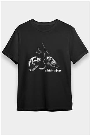Chimaira Baskılı Unisex Siyah Tişört