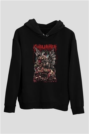 Chimaira Siyah Unisex Hoodie