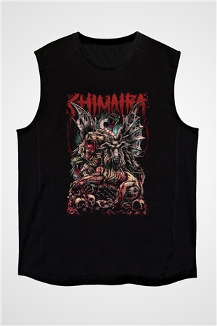 Chimaira Siyah Unisex Kolsuz Tişört