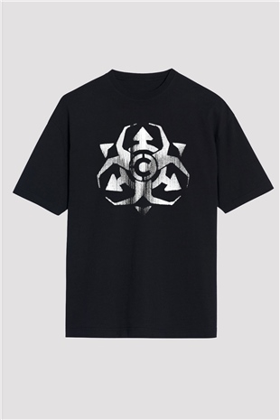 Chimaira Siyah Unisex Oversize Tişört T-Shirt