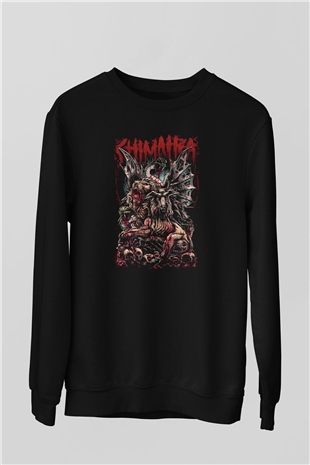 Chimaira Siyah Unisex Sweatshirt
