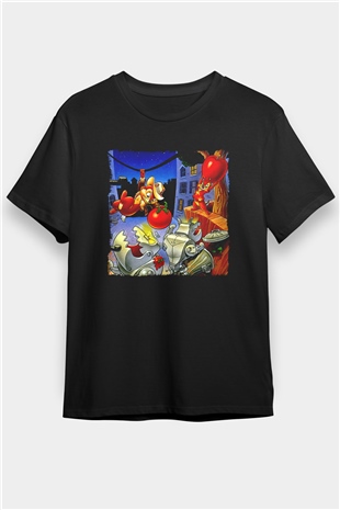 Chipn Dale Rescue Rangers Siyah Unisex Tişört