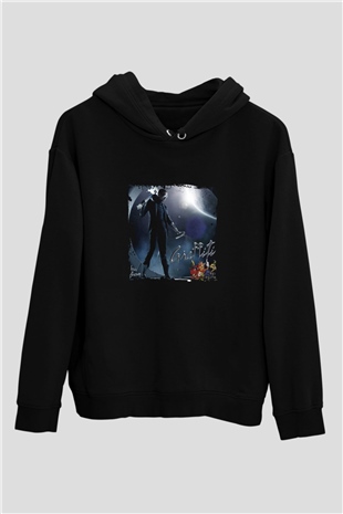 Chris Brown Baskılı Unisex Siyah Hoodie