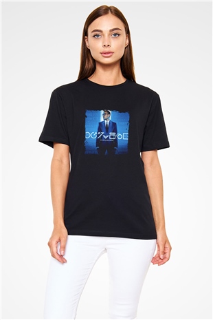 Chris Brown Baskılı Unisex Siyah Tişört