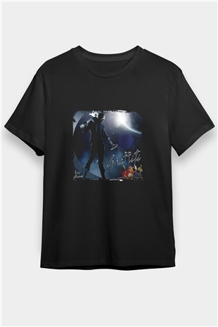 Chris Brown Baskılı Unisex Siyah Tişört