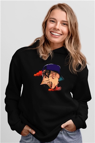 Chris Brown Siyah Unisex Hoodie