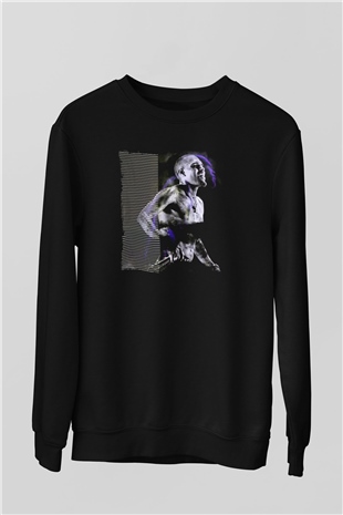 Chris Brown Siyah Unisex Sweatshirt