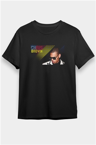 Chris Brown Siyah Unisex Tişört T-Shirt - TişörtFabrikası