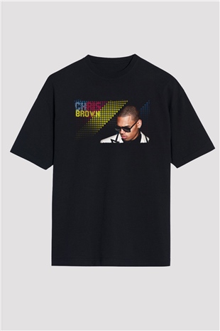 Chris Brown Siyah Oversize Tişört Oversize T-shirt - TişörtFabrikası