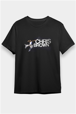 Chris Brown Siyah Unisex Tişört T-Shirt - TişörtFabrikası
