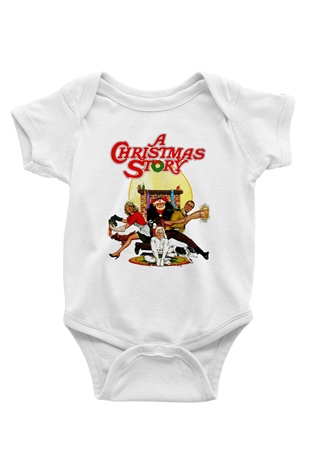 Christmas Story Beyaz Bebek Body - Zıbın