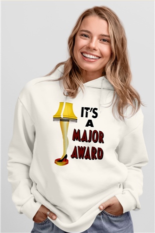 Christmas Story Beyaz Unisex Hoodie