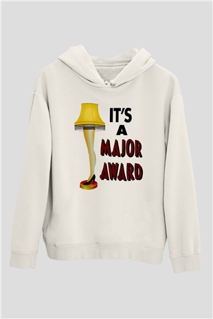 Christmas Story Beyaz Unisex Hoodie