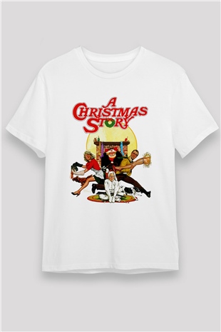 Christmas Story Beyaz Unisex Tişört