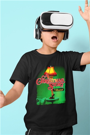 Christmas Story Siyah Unisex  Çocuk Tişört