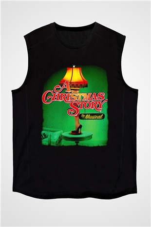 Christmas Story Siyah Unisex  Kolsuz Tişört