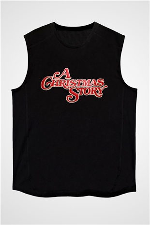 Christmas Story Siyah Unisex  Kolsuz Tişört