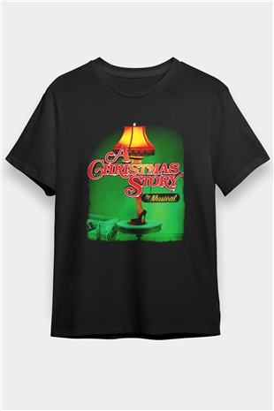 Christmas Story Siyah Unisex Tişört