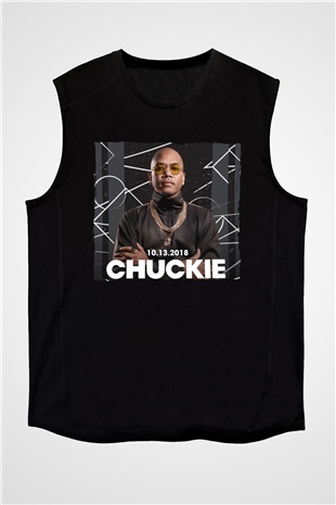 Chuckie Siyah Unisex Kolsuz Tişört