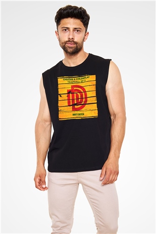 Chuckie Siyah Unisex Kolsuz Tişört